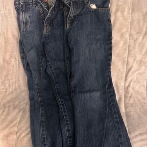 Children’s Place 7 Husky Dark Blue bootcut Jeans